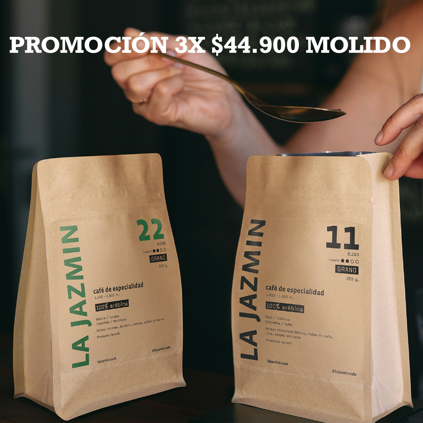 PROMOCIÓN CAFÉ MOLIDO 3X$44.900
